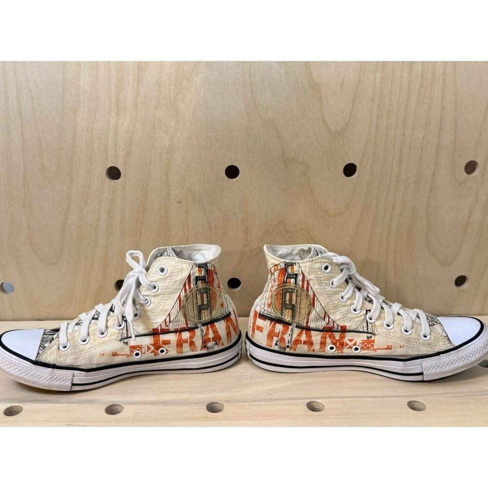 Converse Unisex Chuck Taylor All Star San Francisco Golden Gate Sneakers M7 W9 - Picture 8 of 14